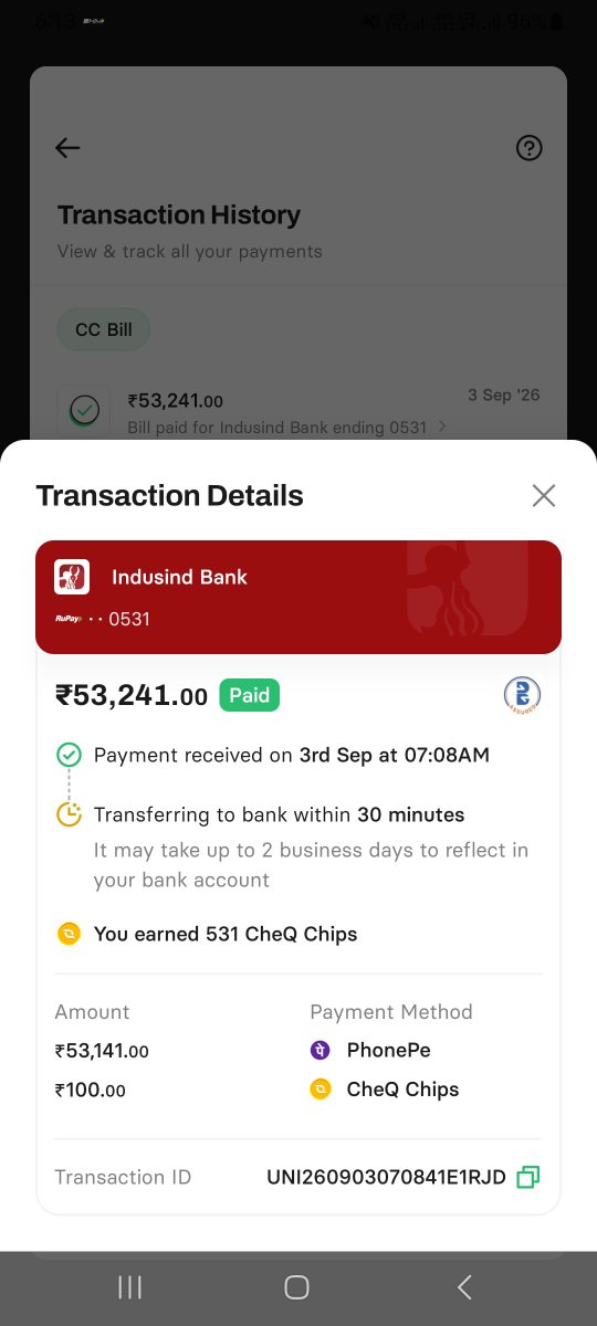mrakplk007's tweet photo. My credit card bill payment is pending not settled in my credit card,   today my card bill due date 
@CheQSupport @CheQ_One https://t.co/N8s6KfDDZS