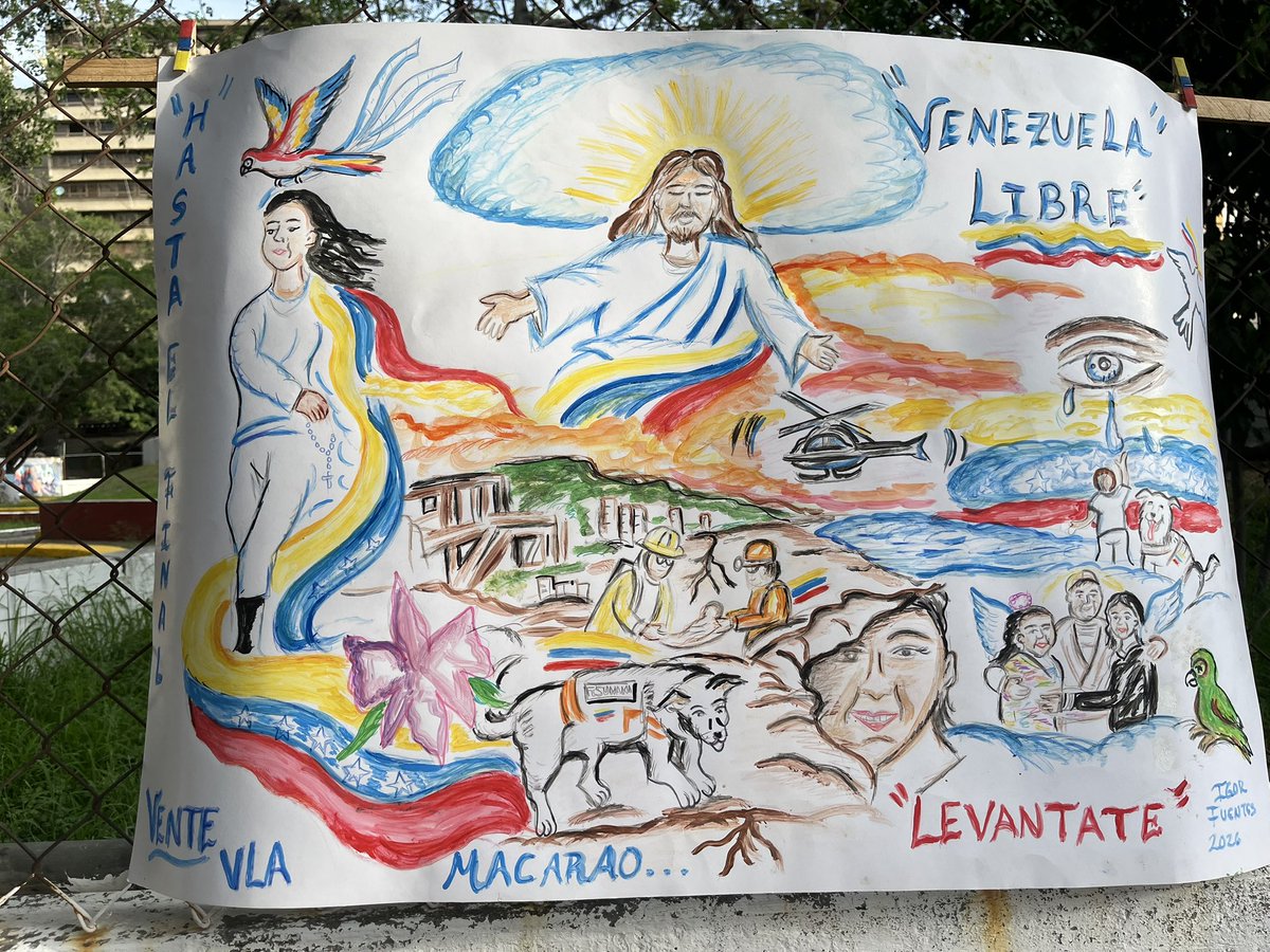 VenEsVenezuela's tweet photo. De la mano de Dios llegaremos hasta el final y el final es VENEZUELA LIBRE 🇻🇪

¡Lo lograremos! 
Seguimos trabajando para lograrlo. https://t.co/cxqtmwEiVT