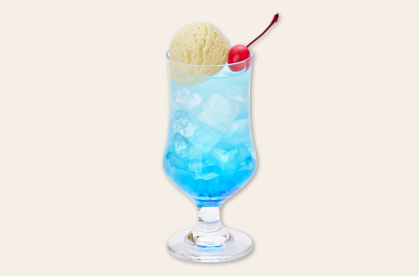 Capcom_Cafe's tweet photo. ／
📢 #カプコンカフェ 「逆転裁判25th」コラボ
＼

『成歩堂龍一のブルーライチフロート』

成歩堂龍一をイメージしたドリンクです✨
爽やかな味わいに清涼感たっぷりのフロートです♪

#逆転裁判 https://t.co/c0XtlVSrhv