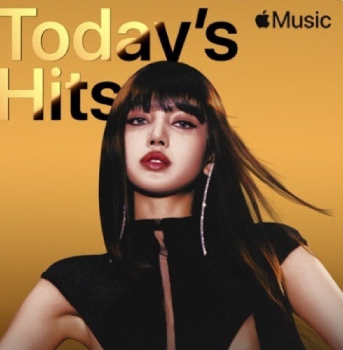 BLACKPINKSCRAVE's tweet photo. 🚨LISA is officially on the cover of Apple Music's "Today's Hits"🚨. https://t.co/5Wd8QlphbR