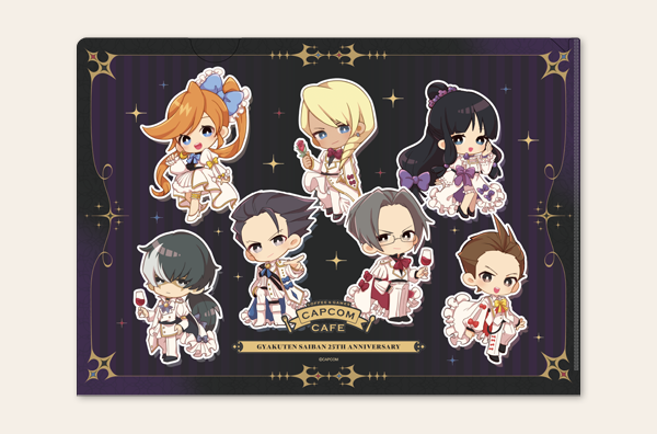 Capcom_Cafe's tweet photo. ／
📢 #カプコンカフェ 「逆転裁判25th」コラボ
＼

『クリアファイル』660円(税込)

コラボオリジナルイラストのクリアファイルです✨
学校や職場で大活躍♪

#逆転裁判 https://t.co/F3b6KKCCIo