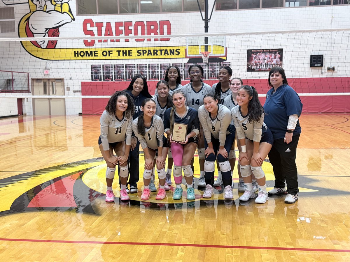 SHS_Spartans_VB's tweet photo. Late post we want to thank everyone you came out last week and competed in the Stafford Varsity Volleyball tournamnet. Congratulations to @LCHS_MustangVB for taking first and @WillowridgeVB on placing second. https://t.co/kAMxmy5yql