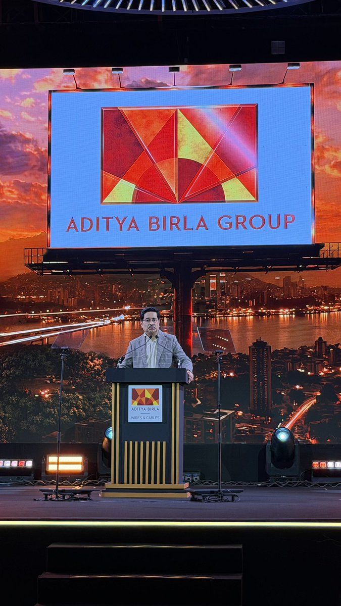 Nupurkunia's tweet photo. Last evening I attended the Launch of "Ultravolt"

🚨 UltraTech Cement: New Wires & Cables Foray

• Launches ‘Ultravolt’ with ₹1,800 Cr investment
• Starts as 2nd-largest player by capacity in wires
• Targets Top 2 position in 5 years
• Pan-India rollout across 500+ districts & 6,000 pin codes
• Target: 1 lakh+ retailers via 5,000+ UltraTech Building Solutions outlets

A major new bet by the Aditya Birla Group in the fast-growing wires & cables market.