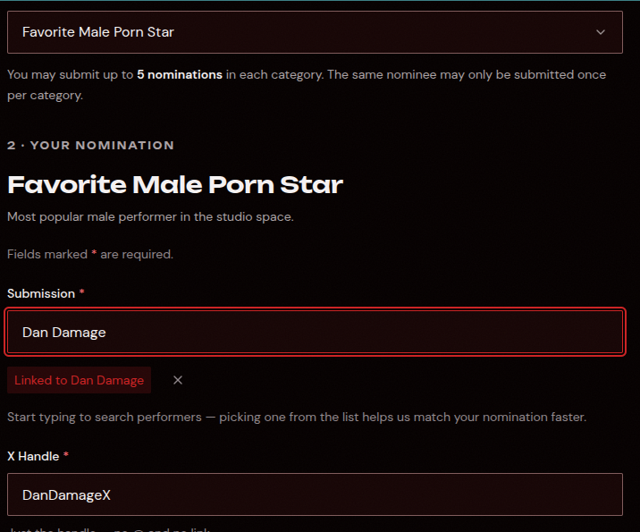 isaacfromfla's tweet photo. Nighttime @avnawards fan nominations for @RICHELLERYAN @DanDamageX @raissabellini @MaiseyMonroe https://t.co/X5UlyNEtt3