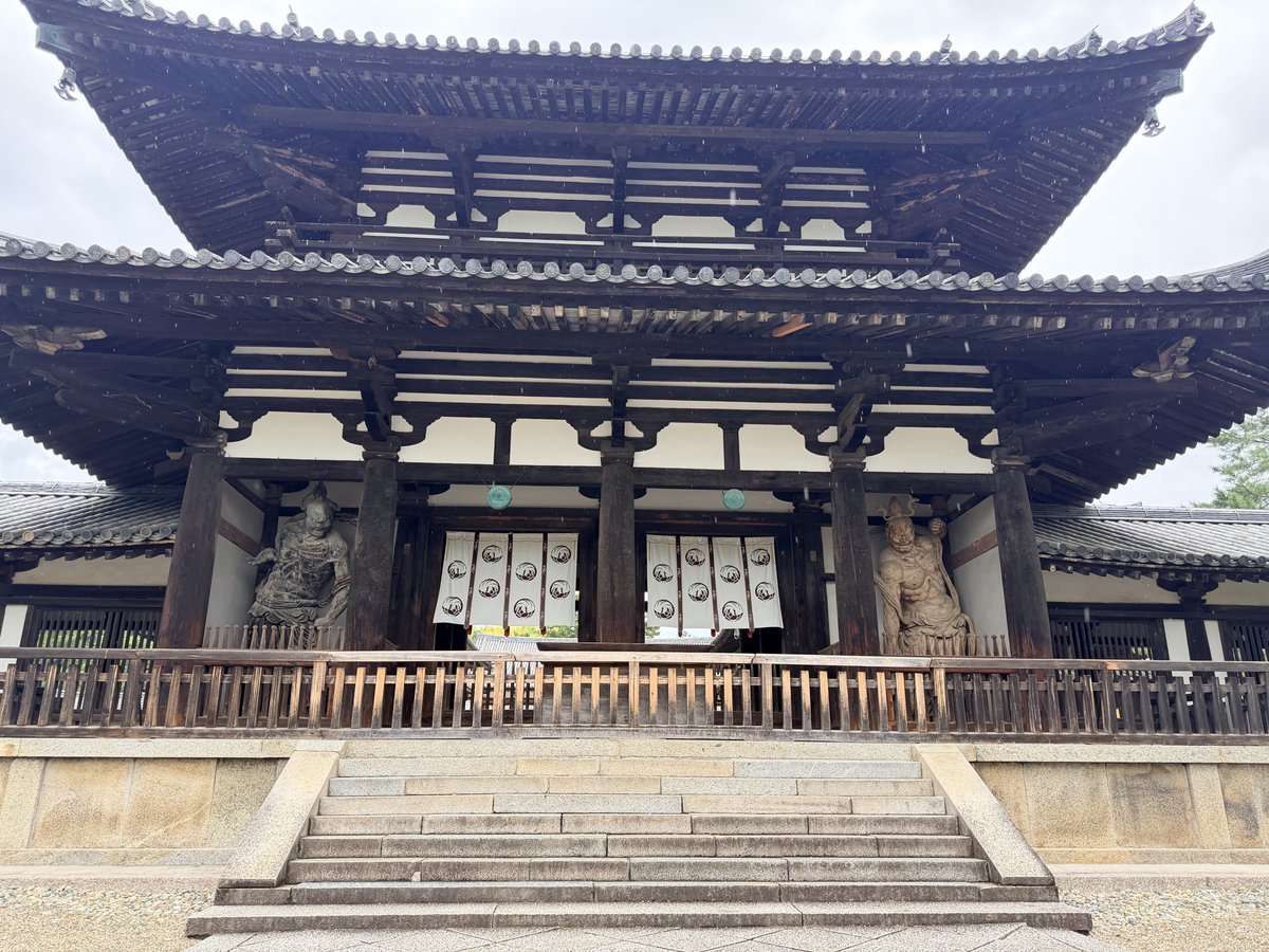 emi8559's tweet photo. 奈良　法隆寺🫎 https://t.co/kEmOX6fALv