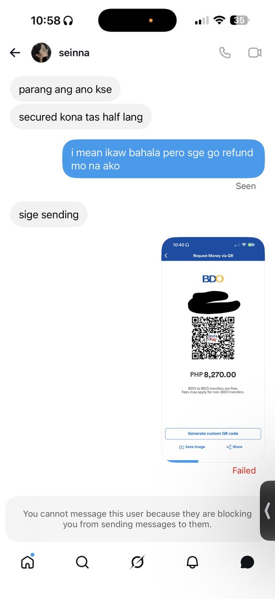yushiive's tweet photo. 🚨SCAMMER🚨
na scam ako guys for le sserafim tickets beware 😭😭😭😭😭 https://t.co/yrfvArHOvM