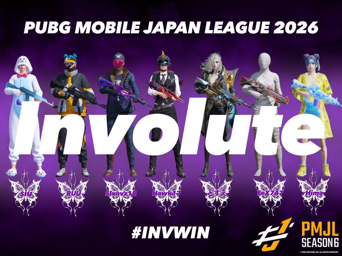 himawari_ame's tweet photo. PMJL2026 Phase2
今日から始まります！！！
.
Involuteの応援よろしくお願いします！
.
GLHF ･･･ ✈︎
.
#INVWIN 🧊🐓🐡🐹🍰🍸 https://t.co/NMwTrhekks