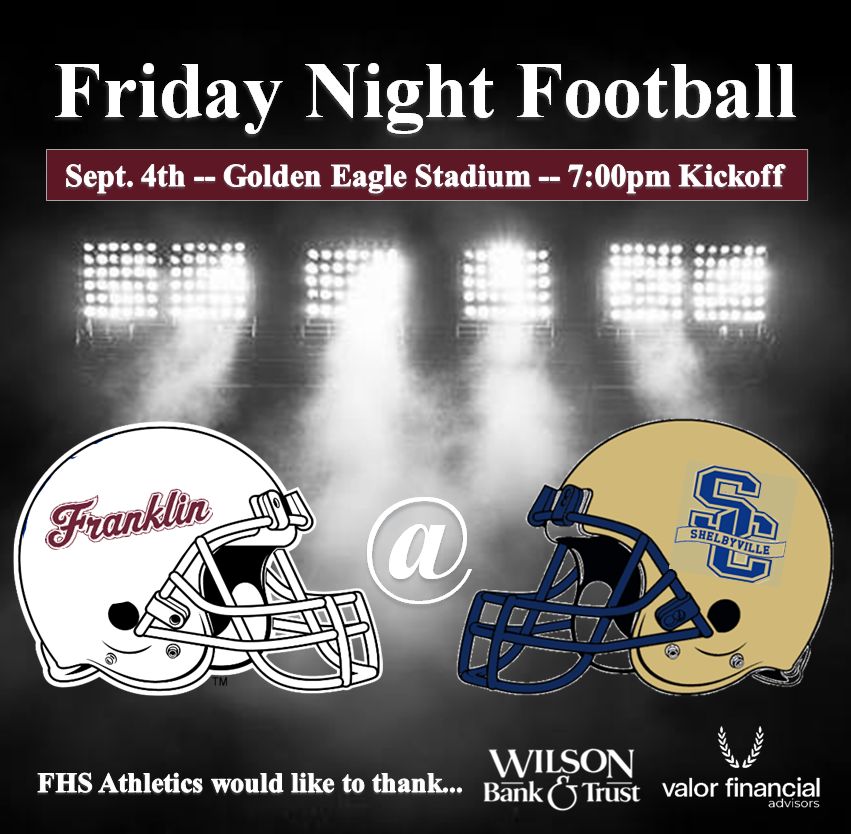 wcsFHSsports's tweet photo. 🏈FHS🏈
Big Region game on the road tonight at Shelbyville...
@wcsFHS @fhsflagship
#GoAds #TheFlagship https://t.co/9OO3vX0yMw