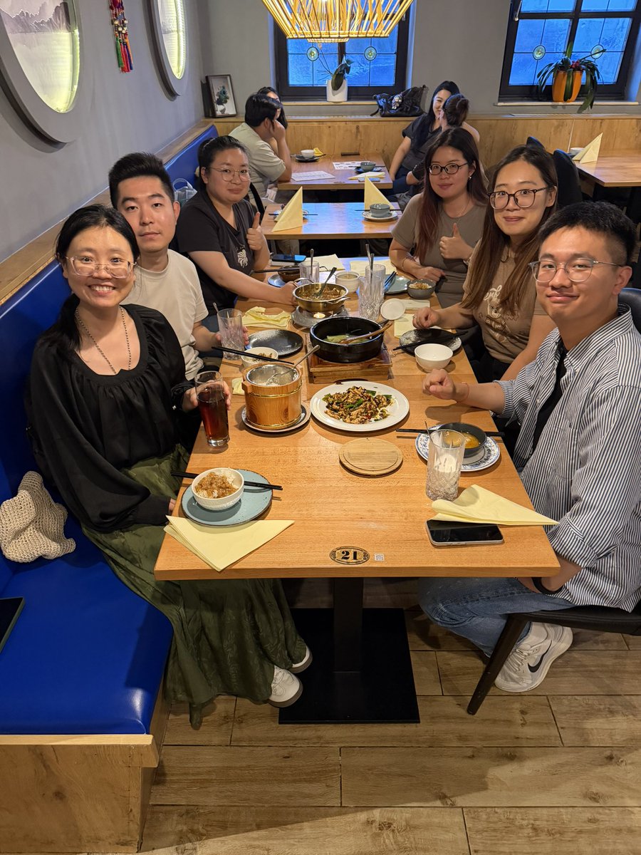 muller_group's tweet photo. Celebrating the successful #PhD #defense of Huaying Zhong with a great #Chinese #dinner downtown #Munich enjoying different levels of #spicy #food and #noodles with #specialities of #Yunnan #province https://t.co/StURwo6L5I