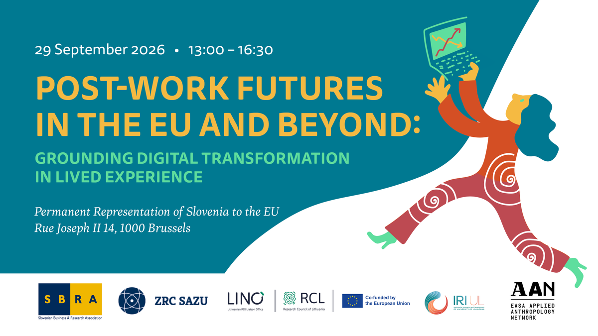 sbrabruselj's tweet photo. Our work is often considered central to our identity and how we find meaning in our everyday lives. But how will the future of #work be shaped due to rapidly increasing adoption of #AI, #robotics and #automation? Find out on 29.9 👉 https://t.co/oDbngNVm9A @dr_drasko @ZrcSazu https://t.co/ktkyfmJvYI