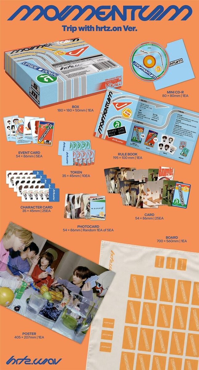 hrtzwav_ina's tweet photo. [🪼] 📝 260904 

Pada comeback 2nd Mini Album "The Second Wave: MOMENTUM" kali ini, adanya album limited "Trip with hrtz.on" yang merupakan board game version, adalah hasil kolaborasi bersama dengan Tinno, yang merupakan kontestan acara Netflix "Devil's Plan" dan Board Game Content Creator.

Untuk album ini, Tinno berpartisipasi pada pembuatan design board game! 🤩

#hrtzwav #하츠웨이브 
#TheSecondWave_MOMENTUM