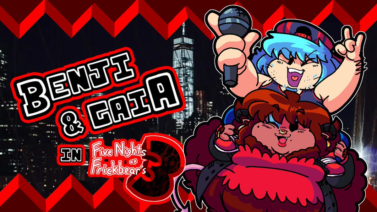 Simbahusky_06's tweet photo. Benji &amp; Gaia (Working Title) Coming Soon!

#FNAF #Frickbears3 #fnfgirlfriend #FNF #FNAFMod #fnfboyfriend https://t.co/KaBVLjrGYY