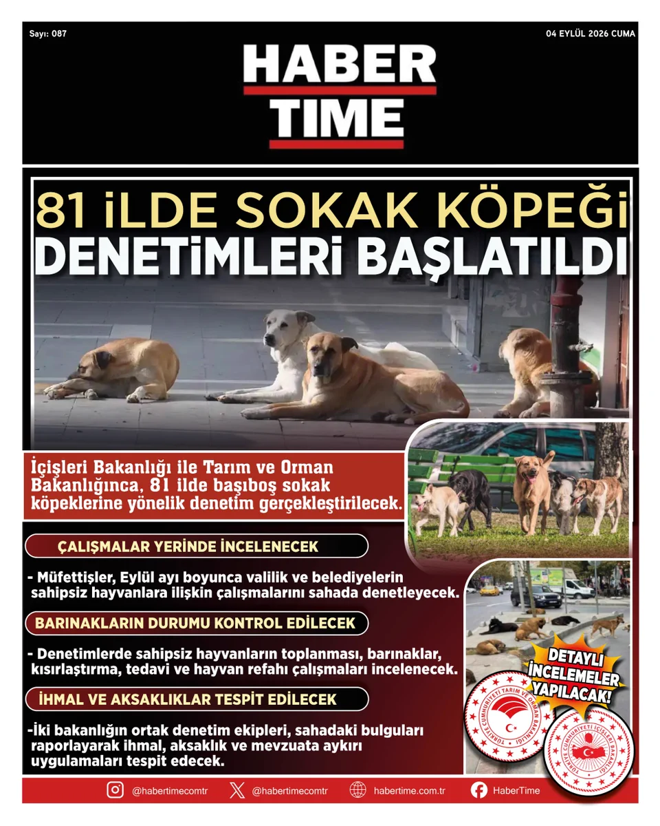 HaberTime on X: "Türkiye'de Günün Manşet Haberi - 04.09.2026 #türkiye"