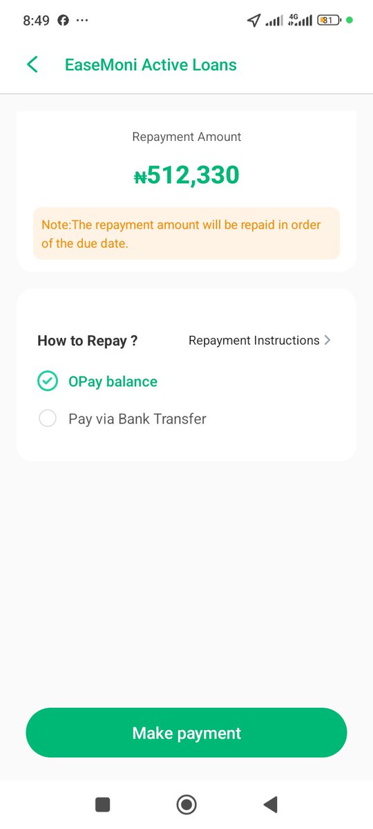 surexchang's tweet photo. @azakegrn To be sincere 
I will find a way to add the remaining 12,330 then repay the loan I'm oweing 
The 500k will go a long way for me sir 🙏
#BoycottSportyBet https://t.co/LP0lMYYhVr