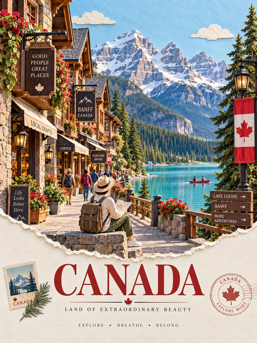 ItsPatelSaab's tweet photo. The world looks better from here.

Using ChatGpt

Create a premium vertical 3:4 travel poster for [CITY NAME], featuring [LOCATION / STREET / LANDMARK].

Show one authentic, recognizable scene as a highly detailed handmade paper diorama—layered paper architecture, visible paper fibers, cut edges, embossing, realistic thickness, deep contact shadows and warm natural studio lighting. Build clear foreground → middle ground → hazy background depth using genuine local architecture, streets, clothing, signs, transportation and cultural details.

Place one small paper traveler at the bottom, facing the scenery and carrying exactly one accessory.

Use an elegant destination-inspired palette and warm cinematic light.

Bottom 30%: clean editorial typography with:
[CITY NAME]
[COUNTRY / REGION]
[SHORT SLOGAN]

Add one thin rule and one small vintage passport stamp. Minimal, sophisticated, collectible travel-poster aesthetic.

Avoid: collage, generic architecture, multiple landmarks, plastic, glossy CGI, clay, vector art, flat illustration, excessive people, distorted buildings, unreadable text, oversized traveler.

Style: ultra-detailed premium papercraft, tactile handmade paper, dimensional cut layers, realistic shadows, cinematic travel atmosphere, vintage-modern collectible poster.