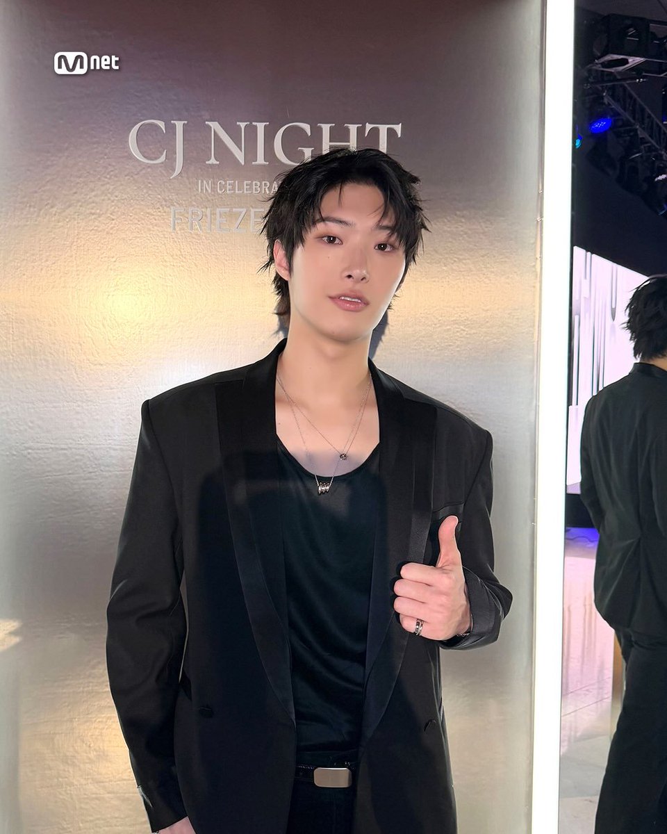ATEEZUD's tweet photo. [📷] MINGI at 2026 CJ Night in Celebration of Frieze Seoul Private Night
.
#ATEEZ #에이티즈 #MINGI @ATEEZofficial https://t.co/dRUSFKx2fu