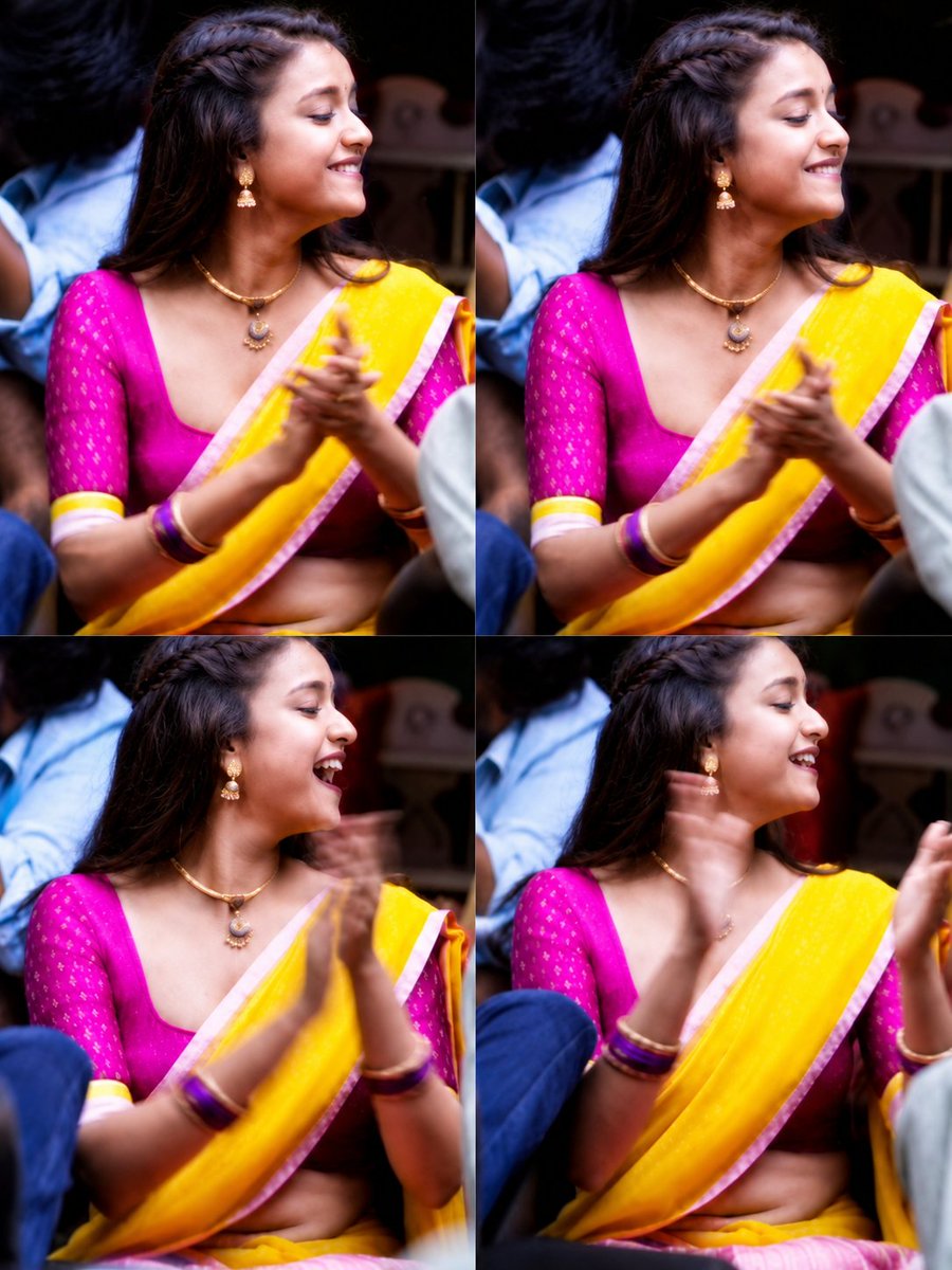 KingMak750's tweet photo. Cute Keerthy Suresh unseen from Annaatthe https://t.co/MvFL3N3Tkl