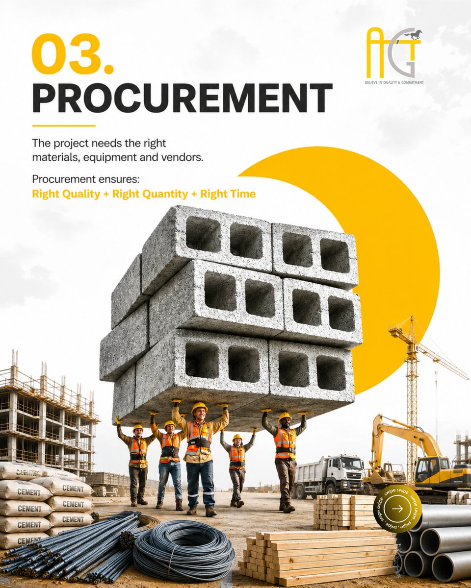 Agt_infra's tweet photo. A project doesn’t go from tender to reality in a single step. 🏗️
Swipe through the journey → and see what it really takes to build.
.
.
.
.

.
#infratructure  #construction #agtinfra

[Construction Industry, Infrastructure Development, Civil Engineering, Project Planning] https://t.co/CXrs9AIW4o