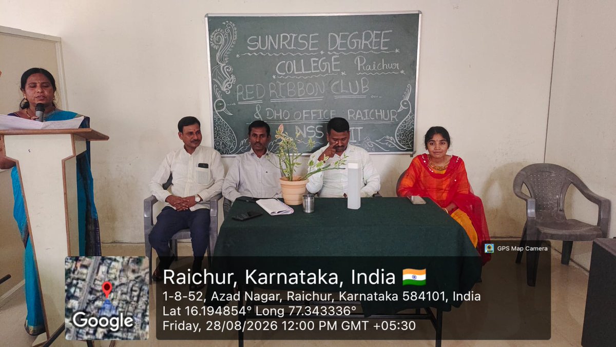 RAICHUR_DAPCU's tweet photo. College Level HIV / AIDS Awareness at Raichur Dist. https://t.co/z68vcjyNcu