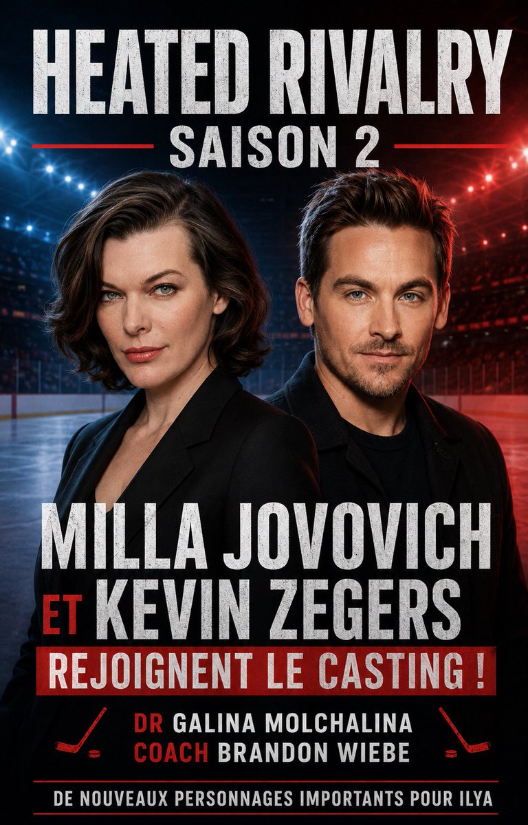 FannyArchippe's tweet photo. 🚨🏒 Milla Jovovich, Kevin Zegers et Paul Gross rejoignent officiellement la saison 2 de Heated Rivalry… et la pression va monter pour Shane et Ilya ! https://t.co/wihLsdMqjq
