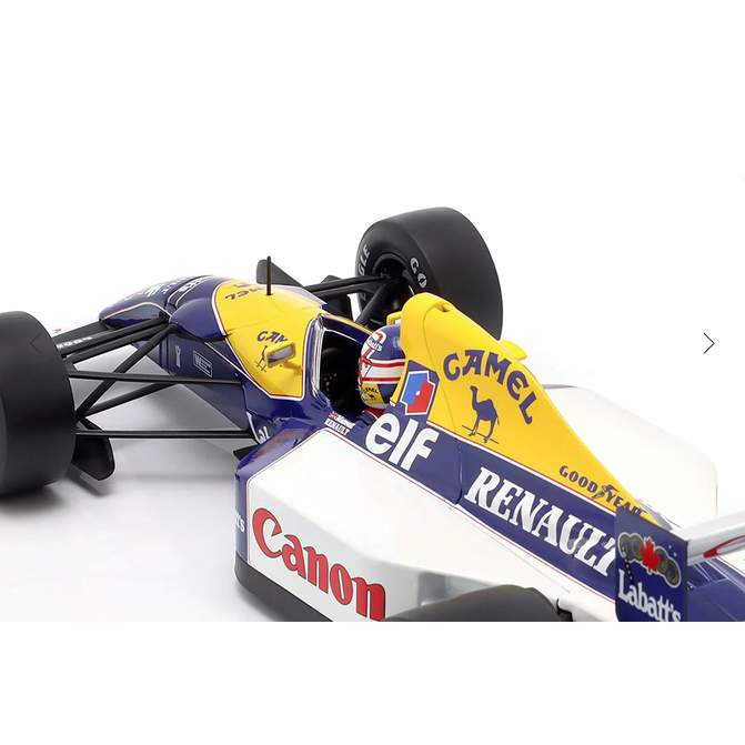 motorsports_cw's tweet photo. 【予約商品 9月中旬頃入荷予定☺】

Werk83 1/18
ウィリアムズ FW14B #5 1992年 ワールドチャンピオン
ナイジェル マンセル
￥23,000（税込）

マンセル特急はこちらから👇
https://t.co/YSSQct1eTe
#f1 #モデルカー #ミニカー https://t.co/Yoyn3ZpD87