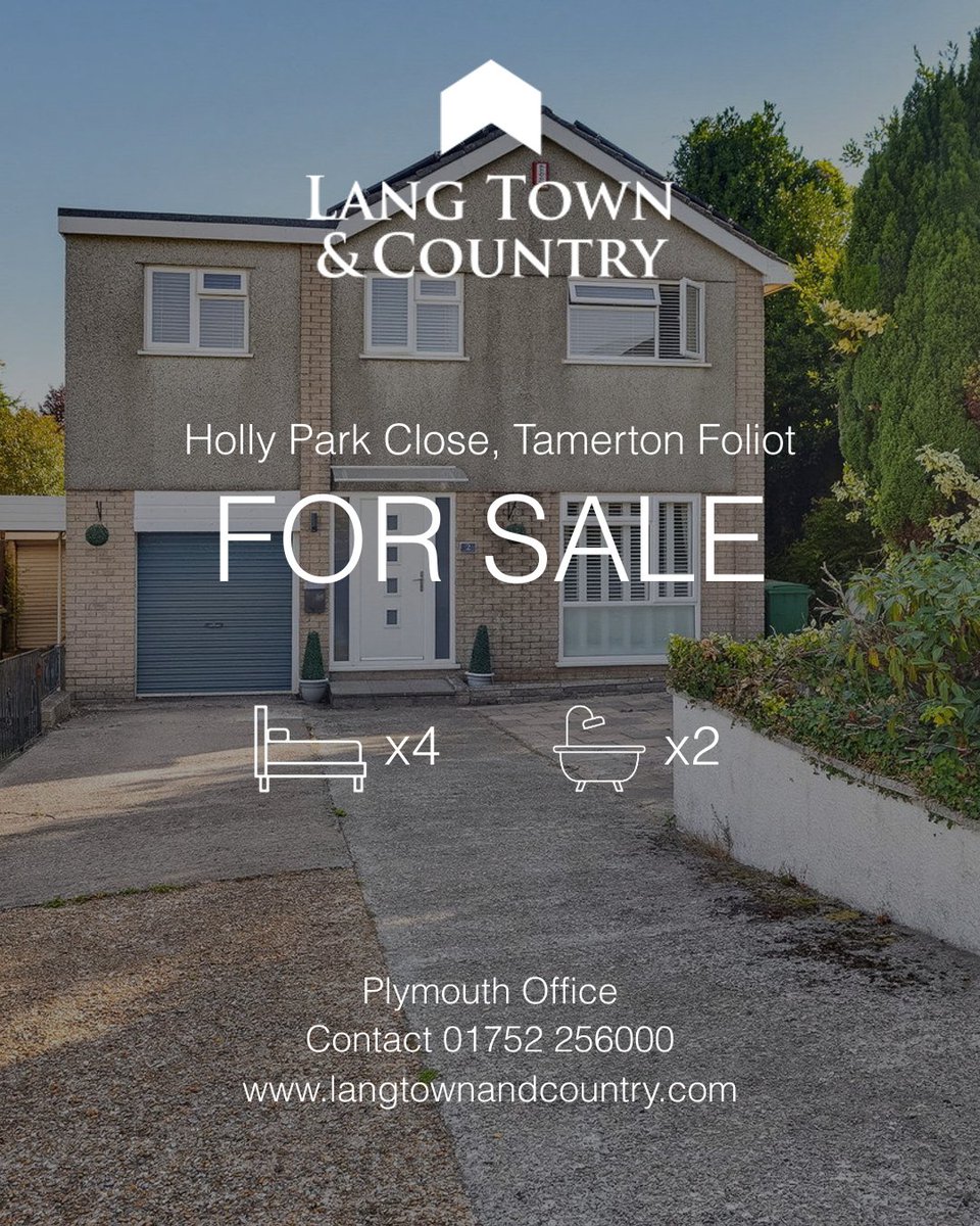 langproperty's tweet photo. For Sale | 4 Bed | Β£425,000 β Extended family home on a corner plot in Tamerton Foliot with a south-facing garden, games room and solar panels.
πhttps://t.co/ll06pbCtI0
π01752 256000
#PlymouthProperty #LangTownAndCountry #PropertyForSale #FamilyHome #PropertyOfTheWeek https://t.co/tqbeh0X7uV