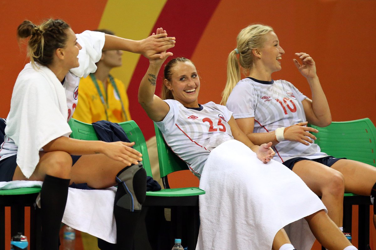 ihfhandball's tweet photo. Imagine calling this your bench 🔥🇳🇴
#olympics #rio2016 @NORhandball https://t.co/TsedBchmw5