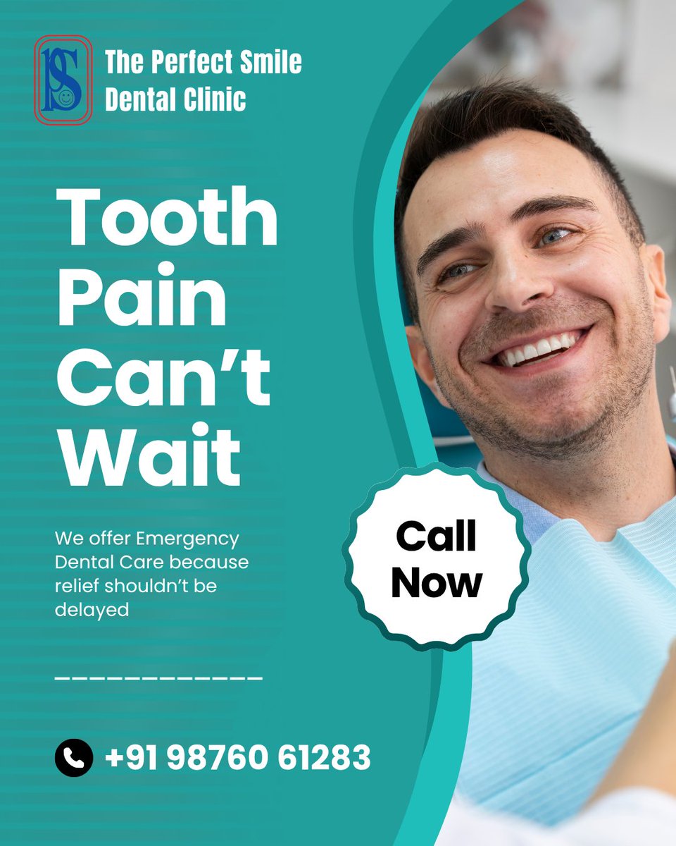 perfectsmile35's tweet photo. Tooth pain can't wait. Get fast, painless relief with same-day emergency dental care.

#DentalEmergency #PerfectSmileDental https://t.co/0pWTdj37J0