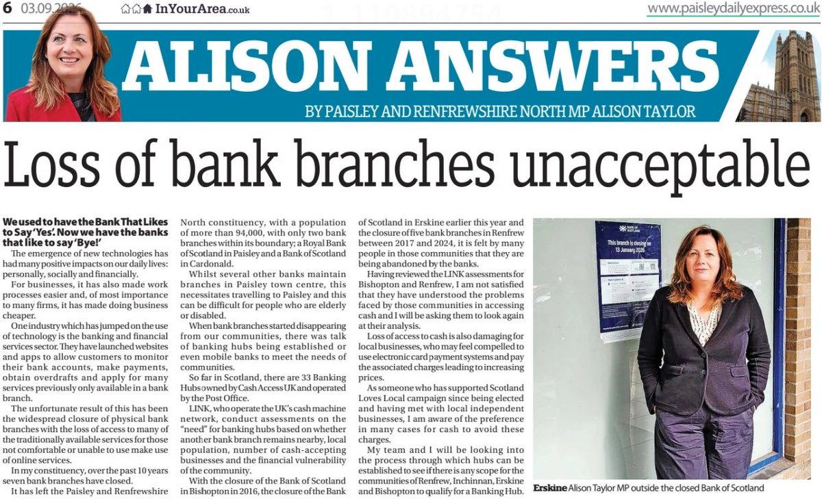 Alison_S_Taylor's tweet photo. Yesterday’s #PaisleyDailyExpress👇 https://t.co/Ca50KXv5lx