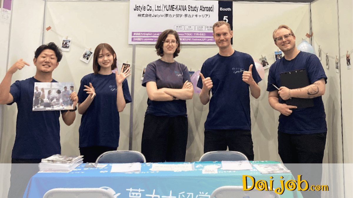 daijob_com's tweet photo. 開催中![Daijob #CareerFair :#Jstyle(夢カナ留学・夢カナキャリア）]
海外渡航前の準備から帰国後のキャリア支援まで、トータルサポート。#留学事務、#英語学習サポート・品質管理 等を #募集中！
採用担当者がブースでお待ちしています!
https://t.co/3UaGQDgsHb
#転職 #採用 #イベント https://t.co/gIFilVPslE