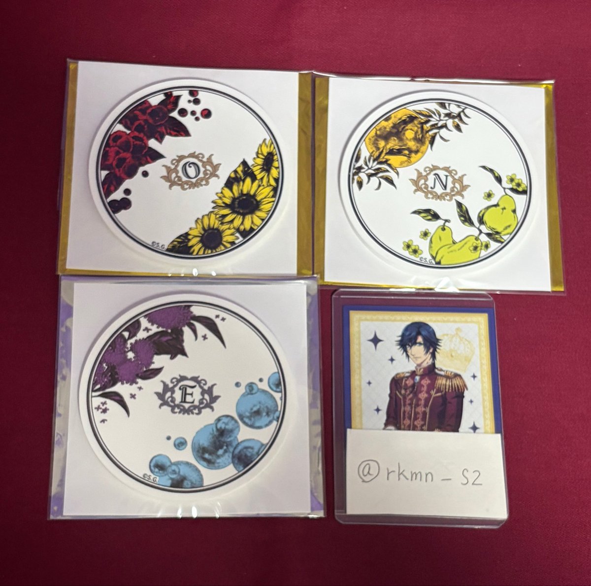 rkmn_S2's tweet photo. 【交換】うたプリFragrance Pairing コースター 

譲)S音也 那月 /R瑛二

求)トキヤ カミュ 瑛一or定価(+送料)

⌘郵送または日程合えばグラショ福岡

お気軽にお声掛けください。よろしくお願いいたします。 https://t.co/7Vdfoa902P