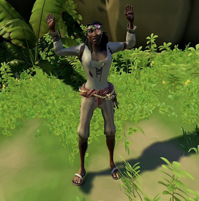 Skulz6703's tweet photo. @SeaOfThieves #StyleOfThieves 
Theme: Castaway https://t.co/88D19u8xIA