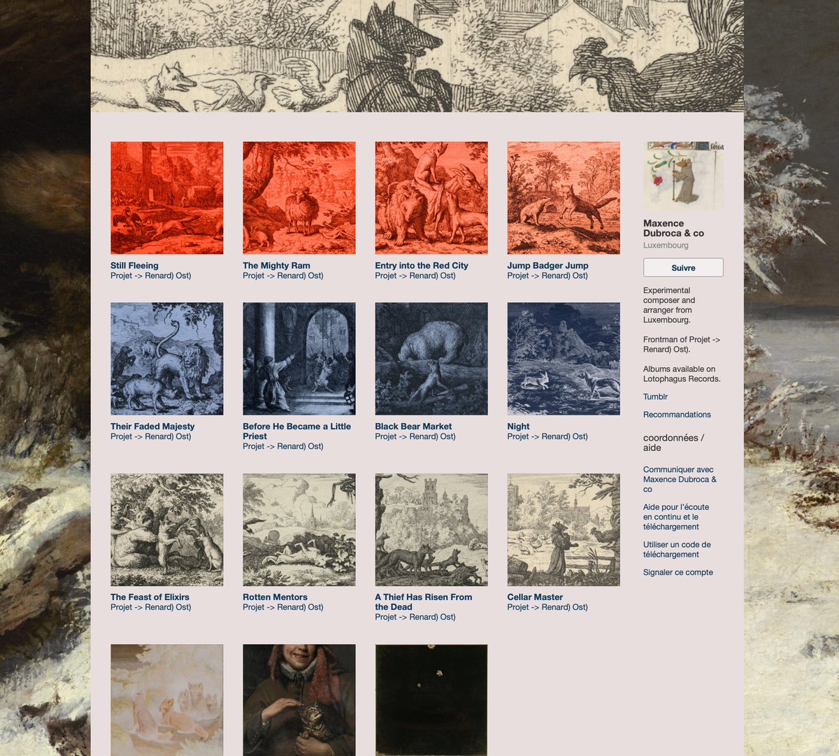 ProjetRenard's tweet photo. So it's #bandcampfriday
Our full discography: ~€15
Individual albums: €3 each
https://t.co/hkw8FAzYG0

Also check Lotophagus Records, the label that releases our work: https://t.co/wTVvcyZ7Nx
Full discography: ~€35
Individual albums: Name Your Price

🦊 #dronemusic #slowcore https://t.co/48jJ62xe3L