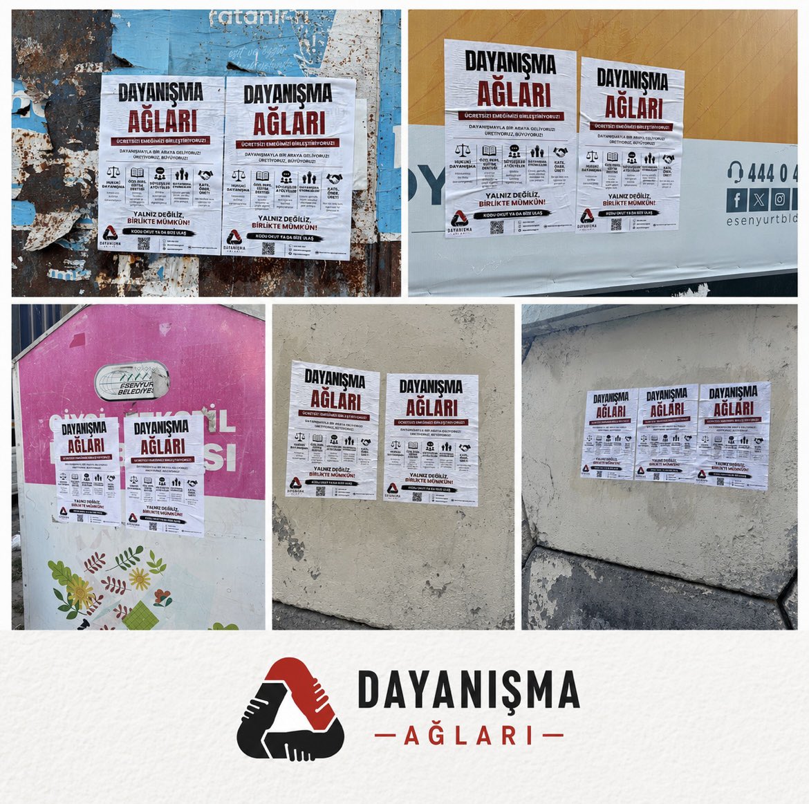 DayanismaAglari's tweet photo. Dayanışma Ağları İstanbul Esenyurt’ta sokaklarla buluşuyor.

Dayanışmayı birlikte üreten, büyüten ve örgütleyen bir ağ kuruyoruz.

Yalnız değiliz, birlikte mümkün!

Tanışma formu:
https://t.co/a7cyDvD9Mx https://t.co/byZwN2KsQ0