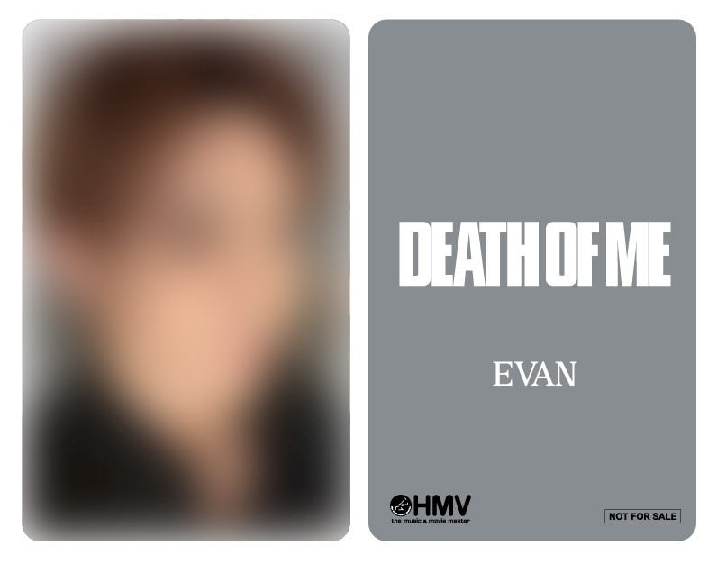 evan_officialJP's tweet photo. ／
📢#EVAN 1st Mini Album 'DEATH OF ME' 発売記念
店頭ラッキードローイベント開催決定！
＼

📅2026年9月8日(火) (商品入荷時)～9月13日(日)
📍タワーレコードとHMVの対象店舗

ストア別CD購入特典デザインも公開！

🔗https://t.co/o4LhD2Njh4

#DEATH_OF_ME https://t.co/HUi2F2M97W