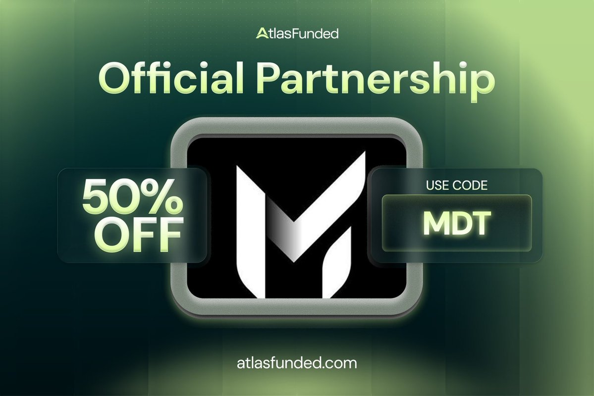 Madanie__'s tweet photo. $5.

That's the entry on @atlasfunded's Access Challenge, and it's a big part of why I've partnered with them.

They also run zero consistency rules on instant accounts, so you trade your way and keep what you make.

50% off sitewide with MDT https://t.co/oZKgY6WyCe