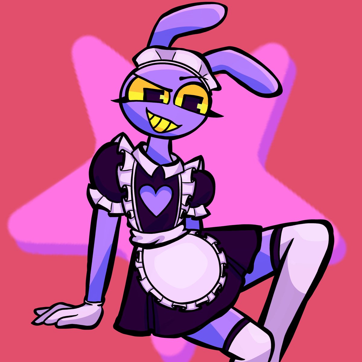 Dummyd4n_'s tweet photo. Jax maid por que si #digitalcircus #jax https://t.co/1icDUETFQx
