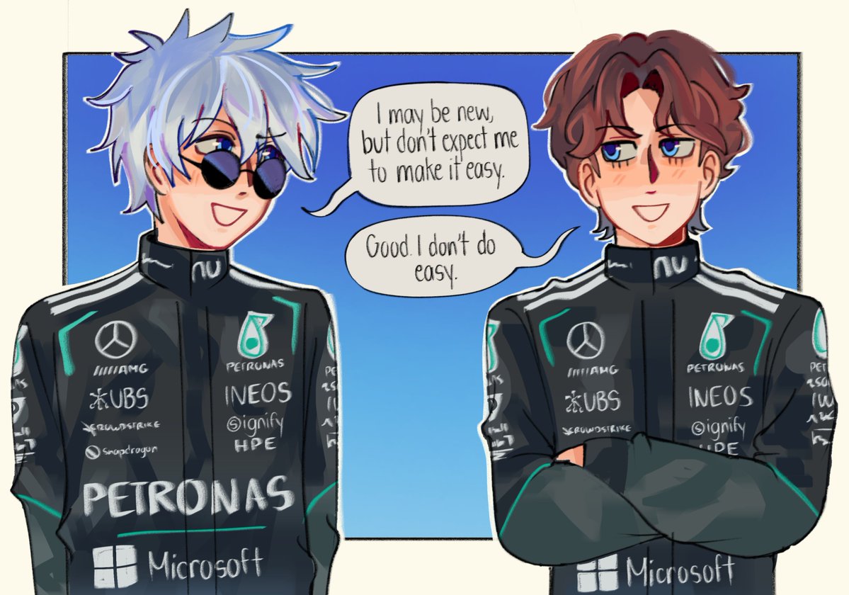 chyuuix's tweet photo. I've seen enough put gojo in the mercedes https://t.co/uW4FLXVjgK