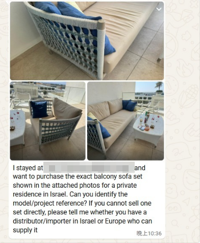 expressgardenm1's tweet photo. A hotel guest loved our outdoor furniture so much that he later contacted Express Garden to purchase it. 🌿 Real use creates real recognition.

📧 sandy@express-garden.com

#expressgarden #customerfeedback #outdoorfurniture #hotelproject #hospitalityfurniture https://t.co/Nm1Km7C3Dt