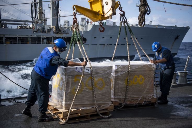 IranTimes72's tweet photo. Iran’s strikes on key U.S. logistics infrastructure in Bahrain are creating a growing supply challenge for the U.S. Navy in the Middle East.

Around 20 ships carrying 20,000 sailors and Marines require more than 420,000 meals and 8 million gallons of fuel every week.

With regional ports becoming harder to use, supply vessels are reportedly making much longer journeys to restock.

The result: slower resupply, longer deployments, greater pressure on logistics ships and increasing difficulty sustaining prolonged combat operations.