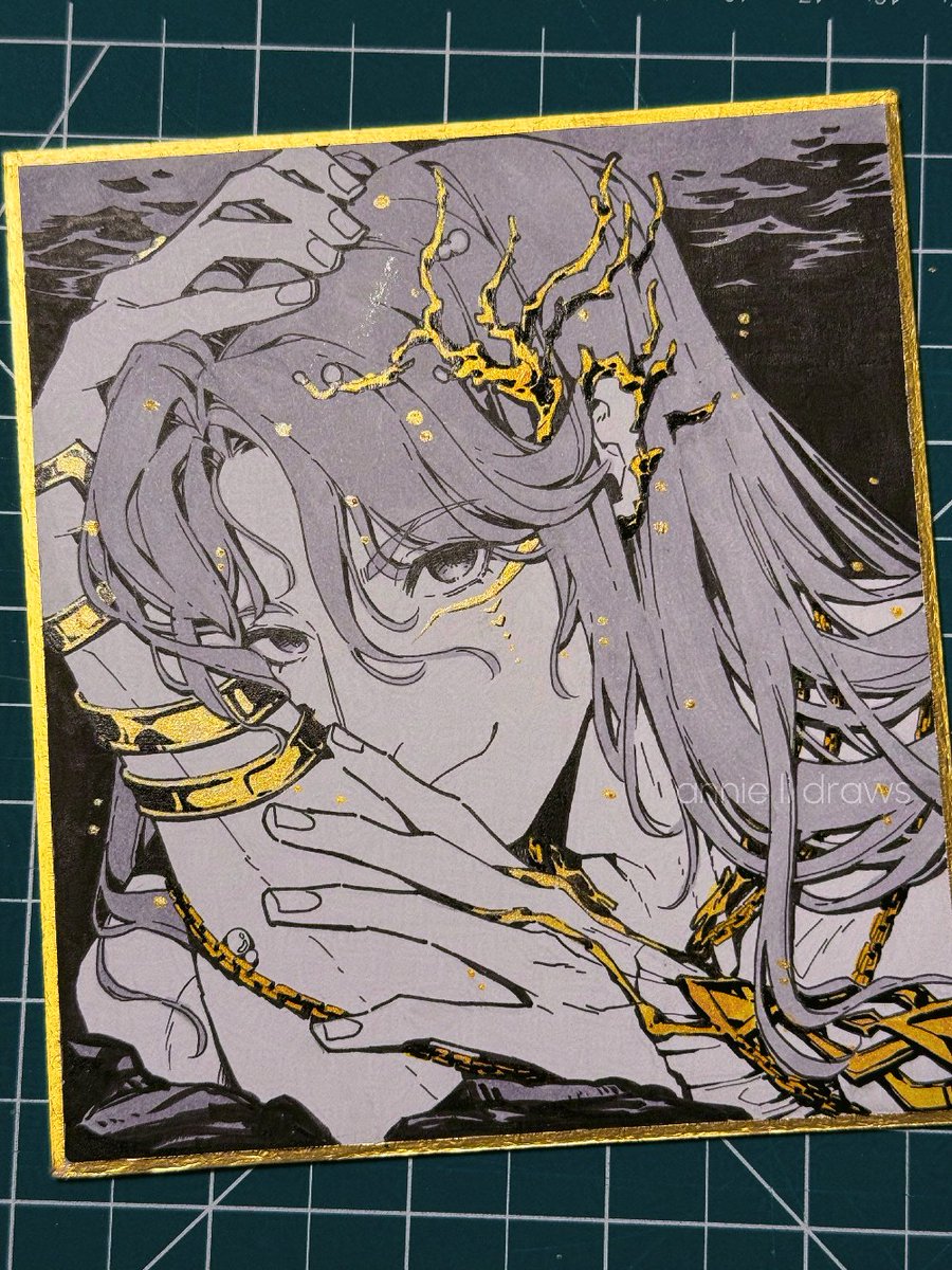annielidraws's tweet photo. FINALLY, adding Archfiend Sovereign Sylus to the Love and Deepspace 3rd myth collection 🦇🩸 https://t.co/k9BugC34lF