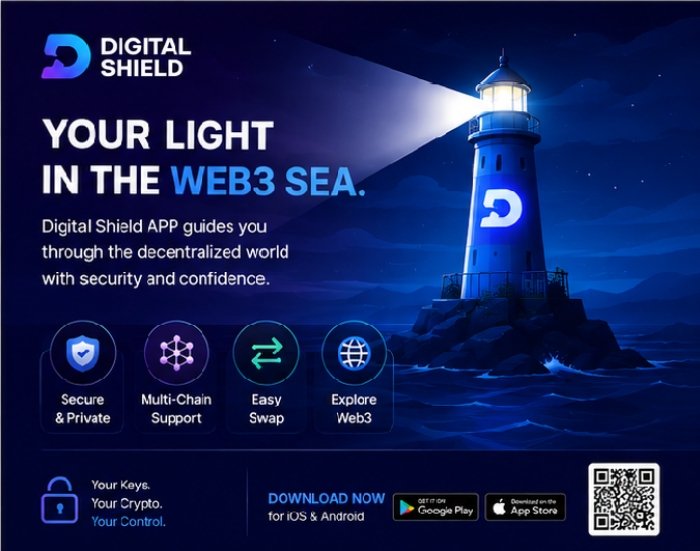 Towsif3hasan's tweet photo. Explore a new way to manage digital assets with Digital Shield APP. Enjoy a smooth Web3 wallet experience with convenient tools for asset management and decentralized exploration, all designed around user control. #DigitalShield #DigitalShieldWallet #CryptoWallet #Web3Wallet https://t.co/Fa6w09B7YT