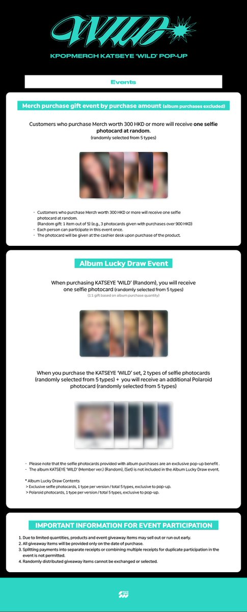 KPOPMERCH_POPUP's tweet photo. KPOPMERCH KATSEYE 'WILD' POP-UP
INFORMATION

📅 2026.09.10 (THU) - 2026.09.20 (SUN)
⏰ Daily 11:00 AM – 9:00 PM (HKT)
📍 K-POP NAMU, 1/F, MOKO

OFFLINE EVENT
🎵 MERCH PURCHASE GIFT EVENT
🎵 LUCKY DRAW EVENT

#KATSEYE #캣츠아이
#KATSEYE_WILD_POPUP #HONGKONG https://t.co/hTXHEppU0X