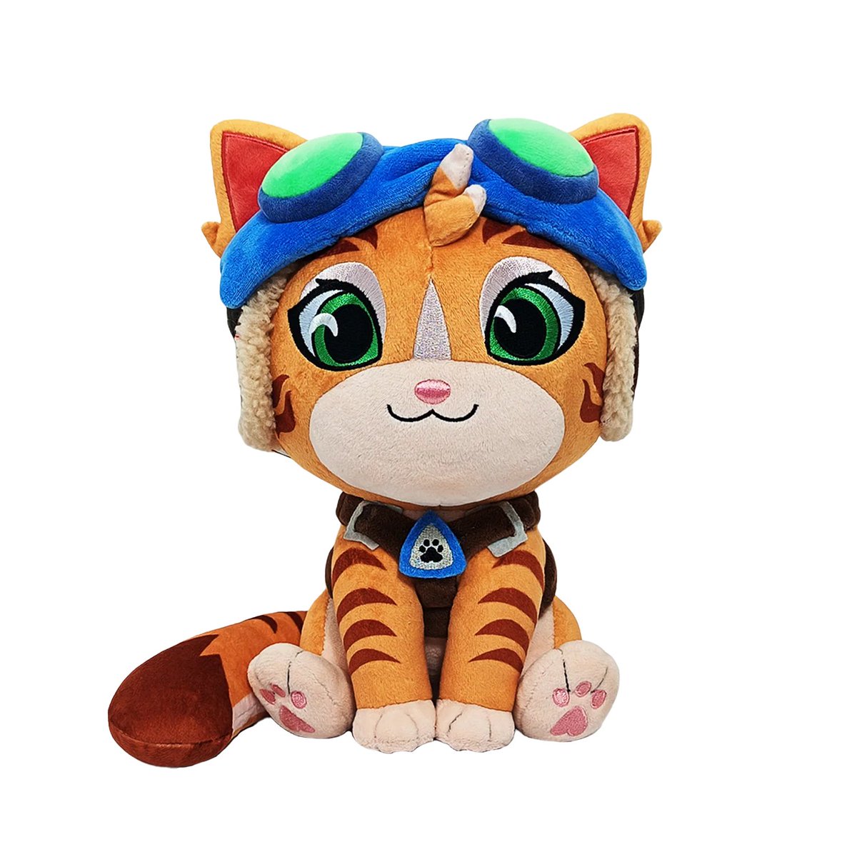 denfaminicogame's tweet photo. 『オーバーウォッチ』「ジェットパック・キャット」のぬいぐるみが超かわいい。トロフィーを抱えたキーホルダーとともに2027年3月より順次発売
https://t.co/fuj08DVVIT

大きな瞳やかわいい笑顔、パイロット帽と青と緑のゴーグルなどの特徴を丁寧に再現。ふんわりとした手触りも楽しめる https://t.co/SLeRbTr5nl