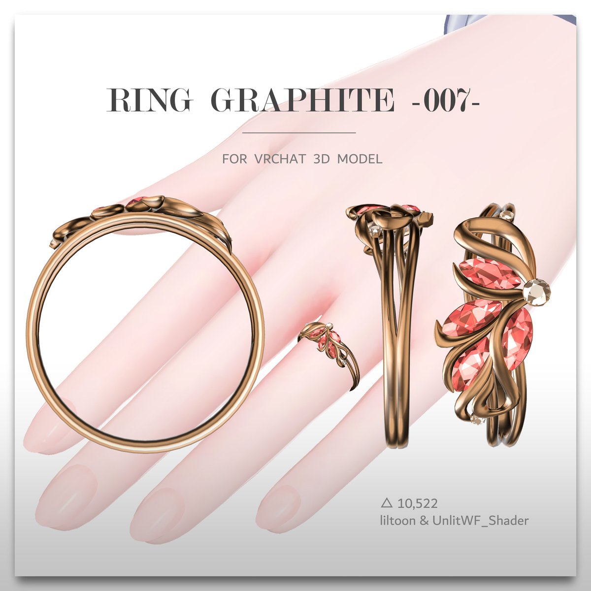 ShopGraphite's tweet photo. 【NEW COLLECTION】

新たなリングがまもなくラインナップに加わります。

9/9(水)よりプレゼントキャンペーンを開催。
キャンペーンと同時にBOOTHにて販売開始予定です。

BOOTH▶https://t.co/g8NMgv5X4d https://t.co/2tCINVpfgf