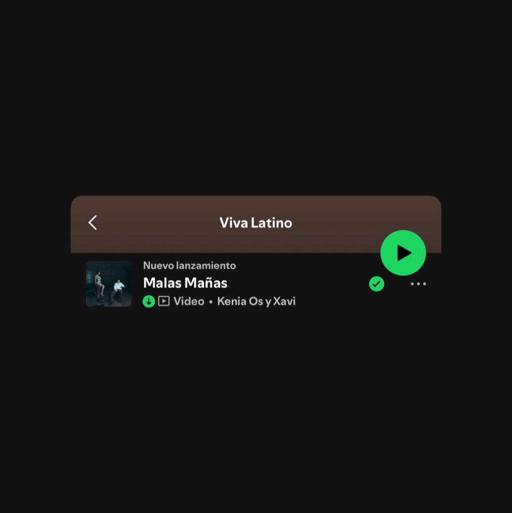 KeniaOsReport's tweet photo. “Malas Mañas” de Kenia Os &amp; Xavi es añadida a la playlist “Viva Latino” (15M) en Spotify. https://t.co/uxPwFQYK87