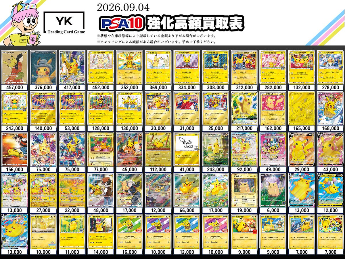y*様 ポケモンカード PSA10 ピカチュウ プロモ デッキシールド まとめ
