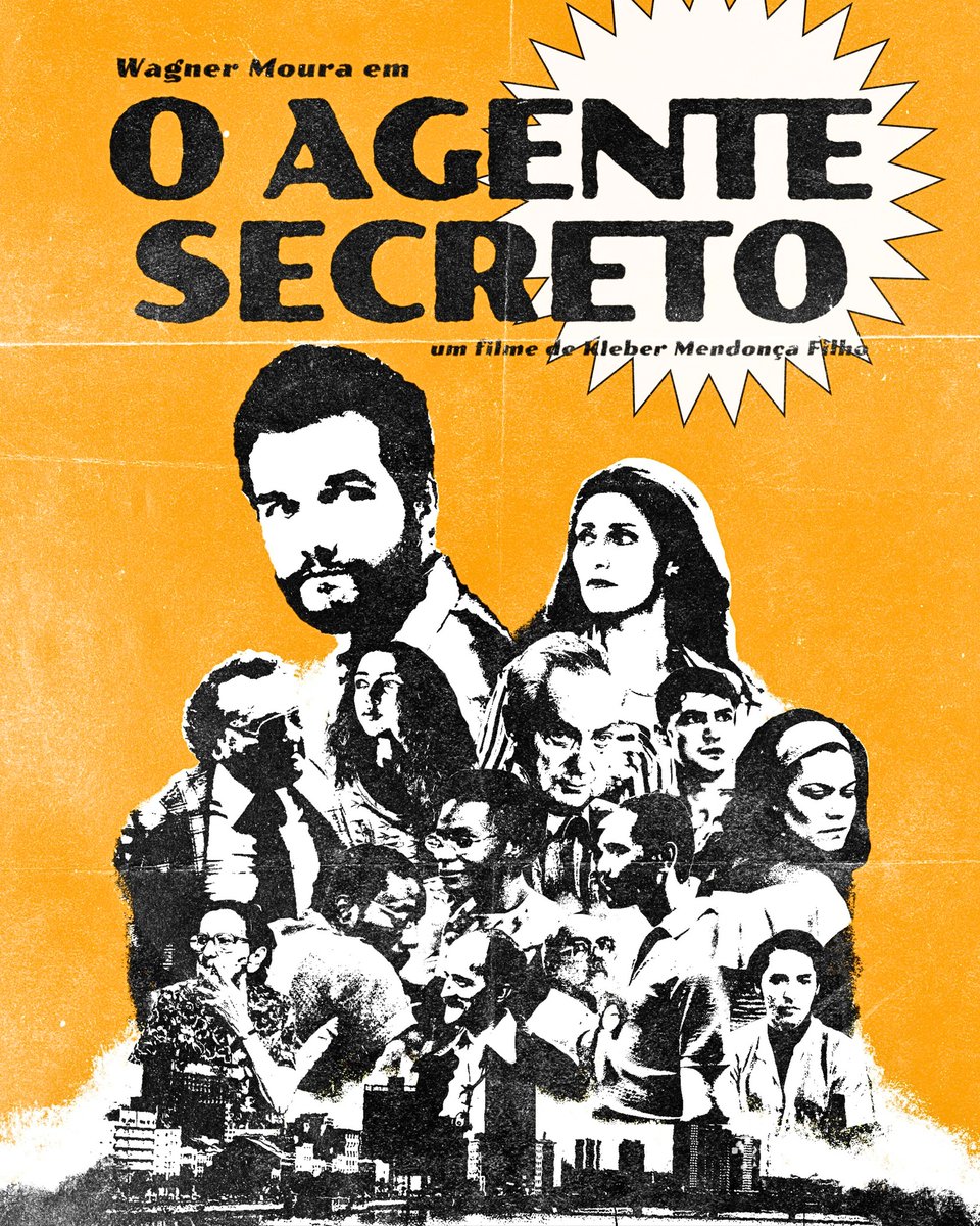 McCrayShane's tweet photo. O Agente Secreto', de Kleber Mendonça Filho, representará o Brasil na corrida pelo Oscar 2026. Vencedor em Cannes, o filme estreia em 6 de novembro nos cinemas brasileiros. https://t.co/TOmvJWBEG4