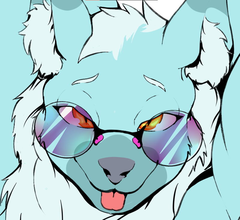 ToiR_Official's tweet photo. bored, so let's toss a W.I.P onto the timeline!
Glasses are fun, but I'm debating whether to go fancy or realistic on the reflection :P https://t.co/8JkD0KJrLW