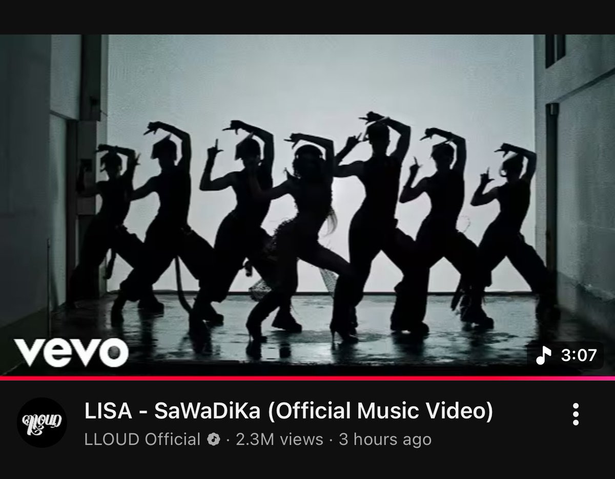 ParelazZ's tweet photo. แจก 100 = 2 คน 
แคปยูทูปใส่ลายน้ำมาเลย!
พรุ่งนี้ 10 โมงมาแจกกก

SAWADIKA OUT NOW 
#LISA_SaWaDiKa #LISA https://t.co/4fMG8UuqW2